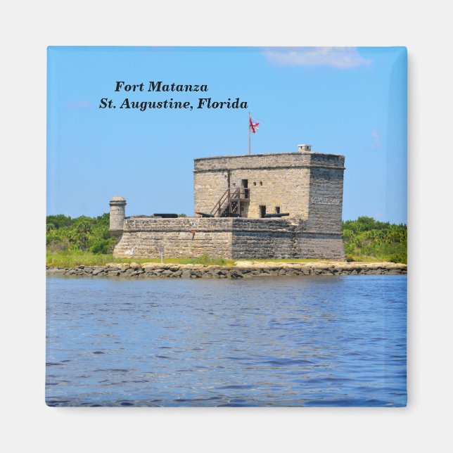 Fort Matanzas St. Augustine, Florida Magnet (Vorne)