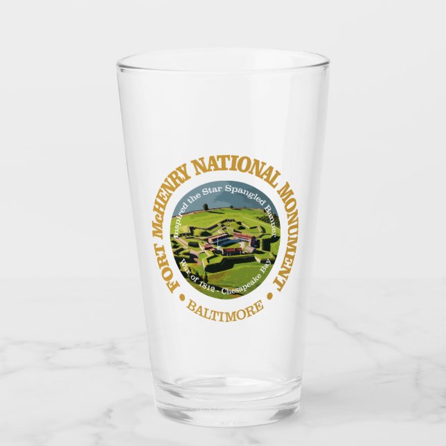 Fort McHenry (NM) Glas (Vorderseite)