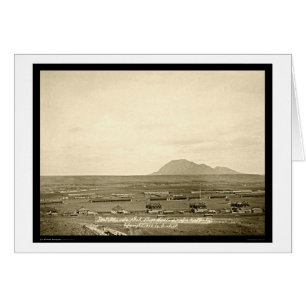 Fort Meade avec Bear Butte SD 1888