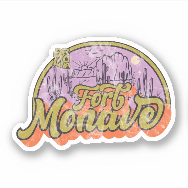 Fort Mohave, Arizona Aufkleber (Vorderseite)