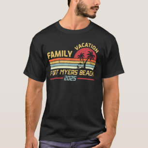 Fort Myers Beach Florida Familienurlaub 2025 Somme T-Shirt