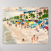 "Fort Myers Beach" in Acryl