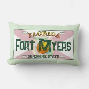 Fort Myers Florida Flaggenkissen Lendenkissen