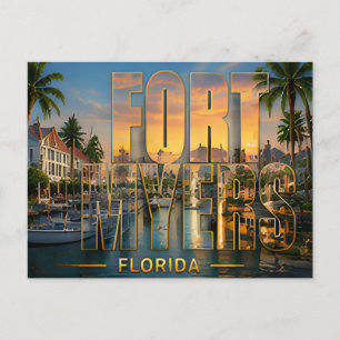 Fort Myers Florida Golfküste Reise Geschenk Postkarte