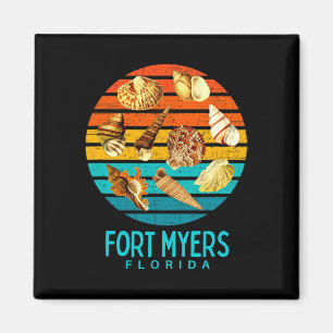 Fort Myers Florida Ozeanmuscheln Neuheit Magnet
