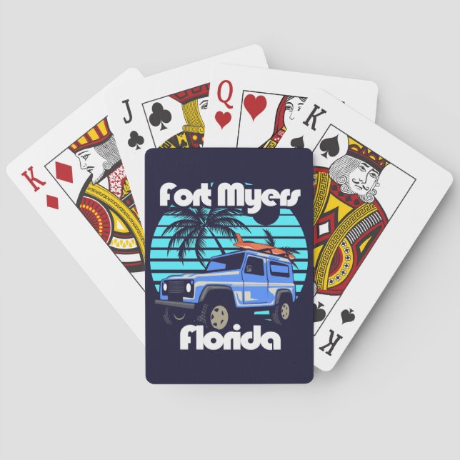 Fort Myers Florida Spielkarten (Rückseite)