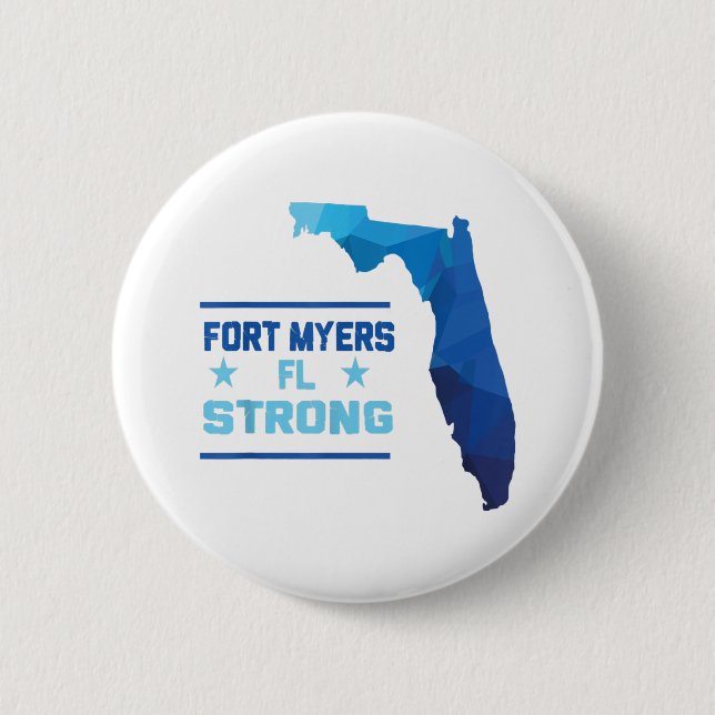 Fort Myers Florida Stark Button (Vorderseite)