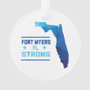 Fort Myers Florida Stark Ornament