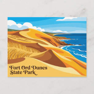 Fort Ord Dunes State Park Kalifornien Postkarte