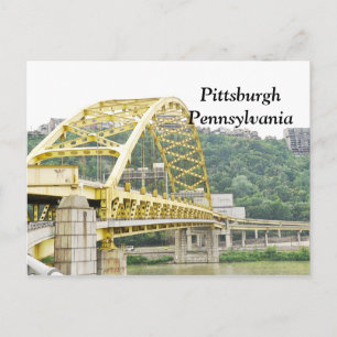 Fort Pitt Bridge in Pittsburgh Pennsylvania Postkarte