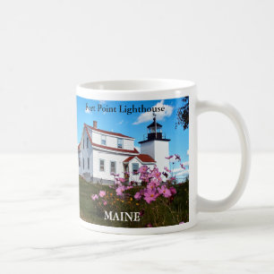 Fort Point Lighthouse, Maine Tasse