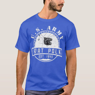 Fort Polk Alumni Louisiana La Tigerland Veterans V T-Shirt