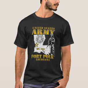Fort Polk Tigerland The Zuhause Heroes Louisiana T-Shirt