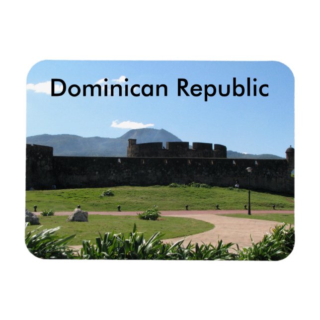 Fort Puerto Plata, Dominikanische Republik Magnet (Horizontal)