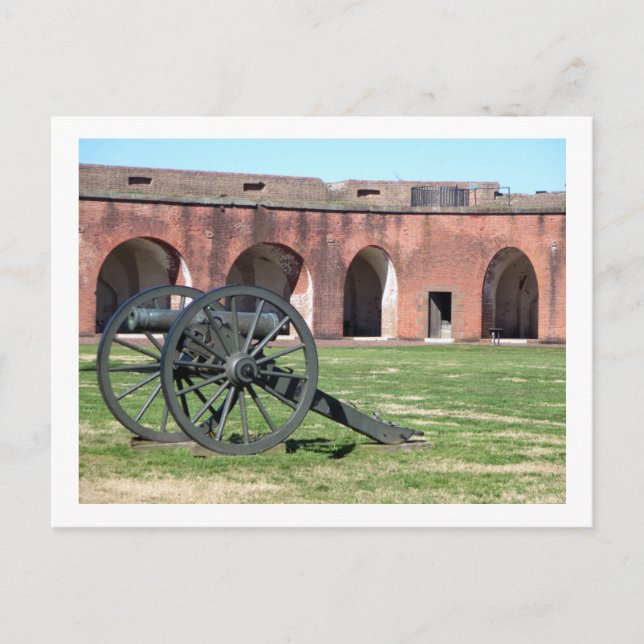 Fort Pulaski Weapon Postcard Postkarte (Vorderseite)