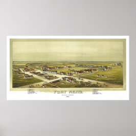 Fort Reno Oklahoma Territory 1891 Lithograph Poster