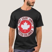 Fort Saint James, Kanada Stadt T-Shirt | Reise &