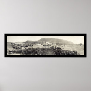 Fort Sam Houston Officer Foto 1919 Poster