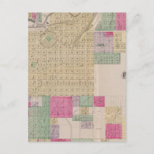 Fort Scott, Bourbon Landkreis, Kansas Postkarte