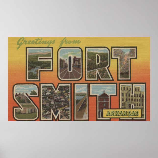Fort Smith, Arkansas - Große Briefszenen Poster (Vorne)