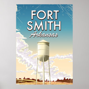 Fort Smith Arkansas Reiseplakat Poster