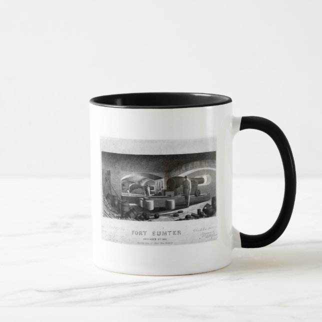 Fort Sumter, Innenansicht der Körperverletzung des Tasse (Rechts)