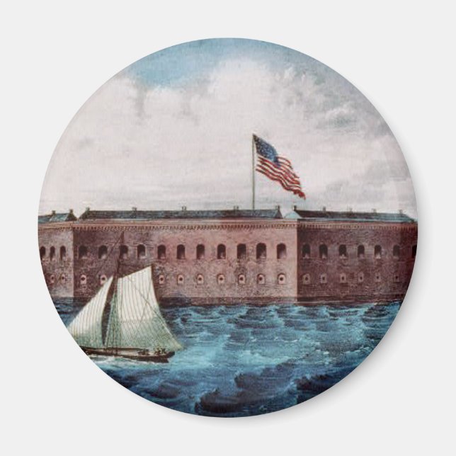 Fort Sumter Magnet (Vorne)