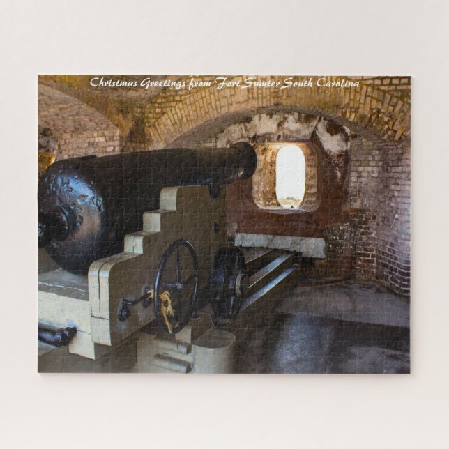Fort Sumter South Carolina. Weihnachtsgrüße (Horizontal)