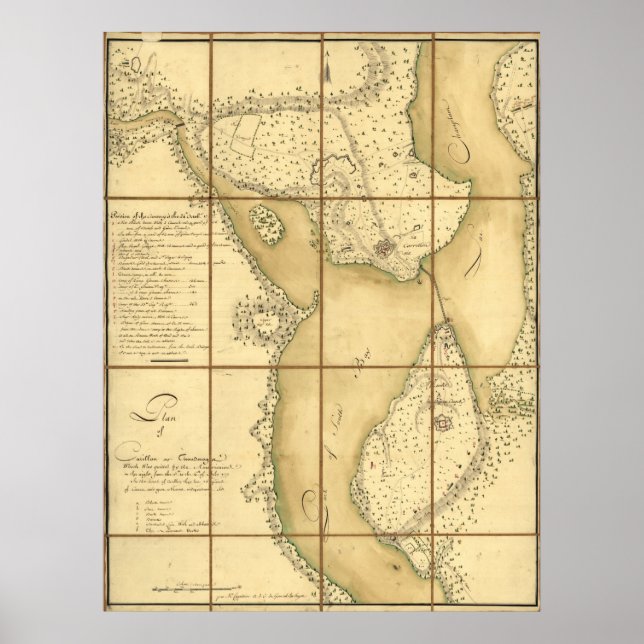 Fort Ticontempora Poster (Vorne)