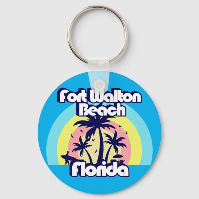 Fort Walton Beach Florida Schlüsselanhänger (Vorderseite)