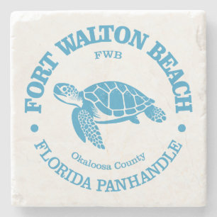 Fort Walton Beach (Meeresschildkröte) Steinuntersetzer