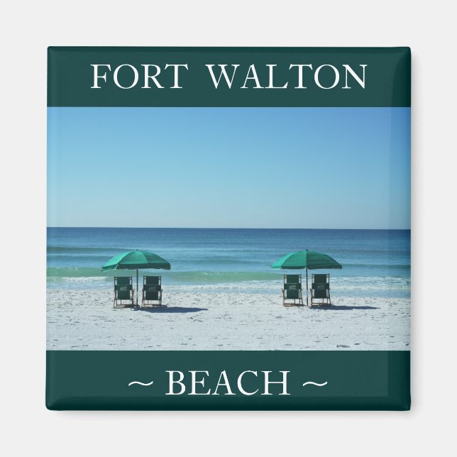 Fort Walton Beach transats aimant vacances souveni (Devant)