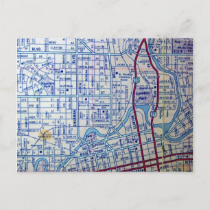 FORT WAYNE, EN Carte Postale Vintage