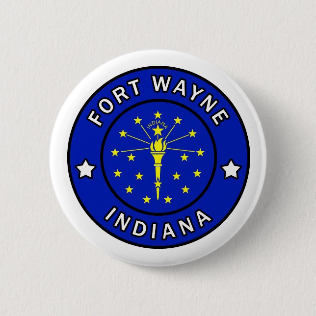 Fort Wayne Indiana Button (Vorderseite)