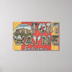 Fort Wayne, Indiana - Große Briefszenen Leinwanddruck