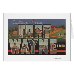 Fort Wayne, Indiana - große Buchstabe-Szenen 3