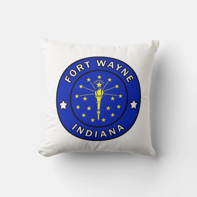 Fort Wayne Indiana Kissen (Vorderseite)