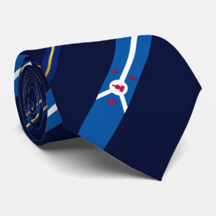 Fort Wayne (Indiana) Stadtflagge Neck Tie Krawatte