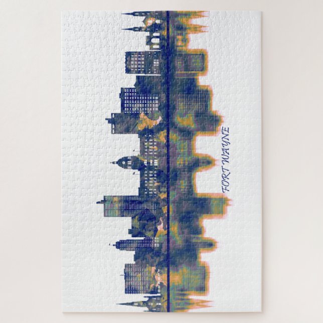 Fort Wayne Skyline (Vertikal)