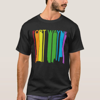 Fort Wayne Skyline LGBT-Stolz T-Shirt