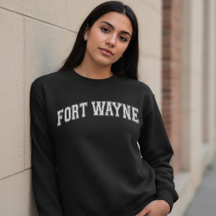 FORT WAYNE University-Stil Amerika College Sweatshirt