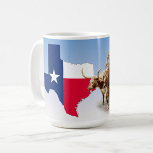 Fort Worth Cattle, Texas Umriss, Tasse