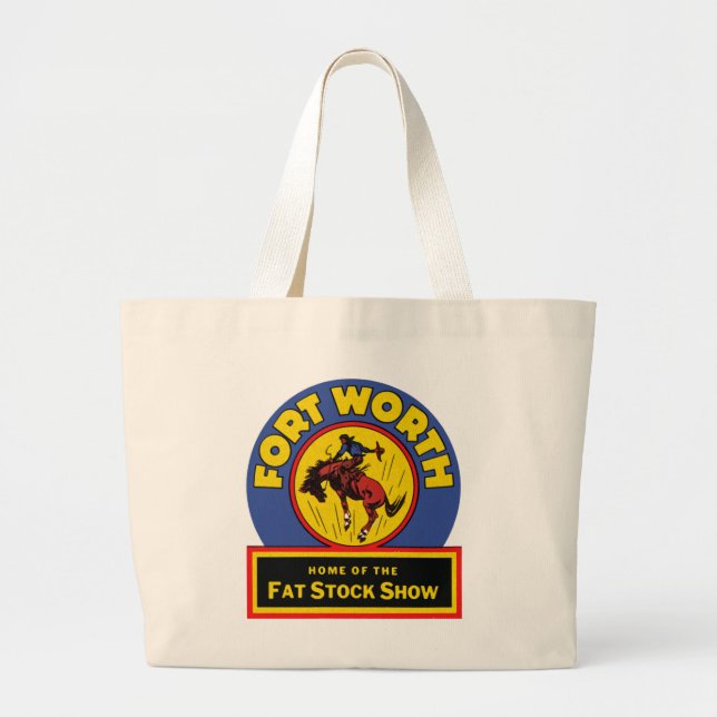 Fort Worth Fat Stock Show Jumbo Stoffbeutel (Vorne)