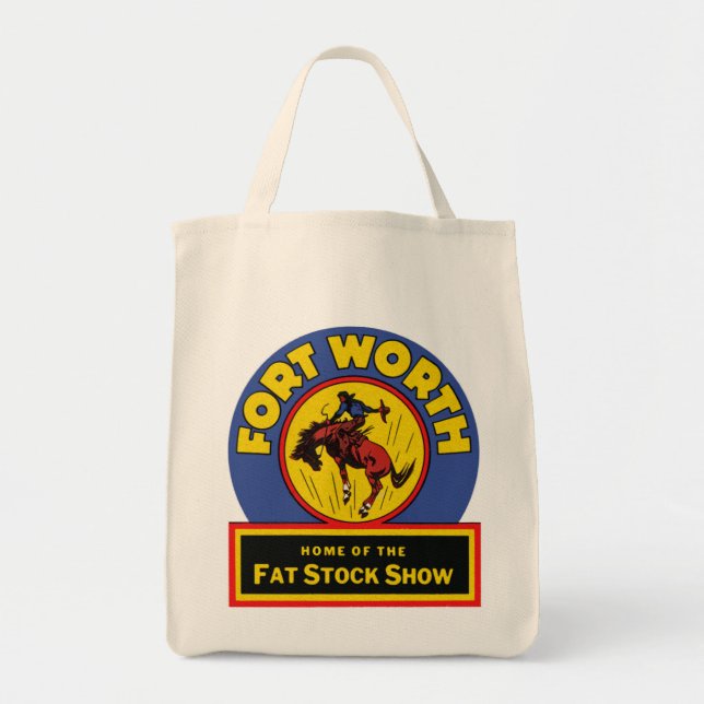 Fort Worth Fat Stock Show Tragetasche (Vorne)