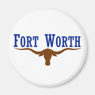 Fort Worth Flag Magnet