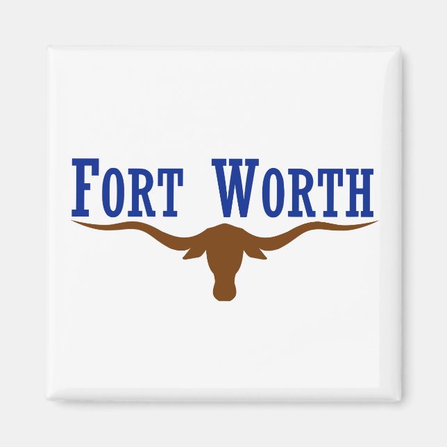 Fort Worth Flag Magnet (Vorne)