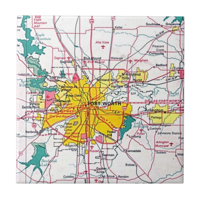 Fort Worth Fliese (Vorderseite)