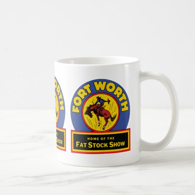 Fort Worth Gras Stock Show Coffee Mug (Droite)
