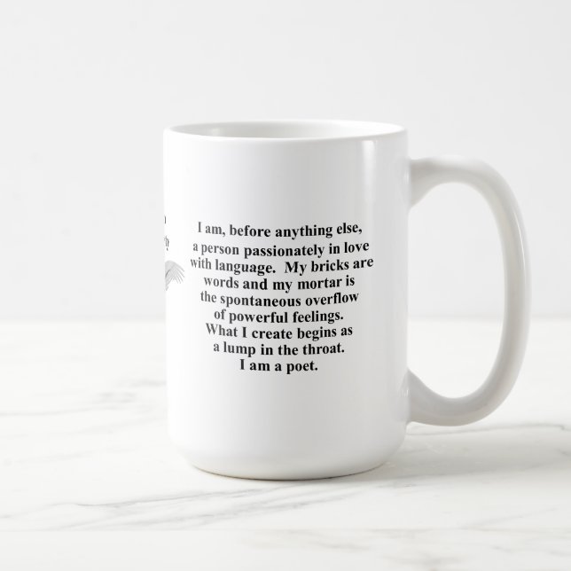 Fort Worth Poetry Society Tasse (Rechts)