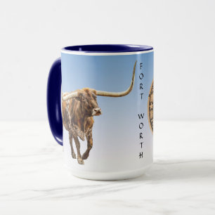 Fort Worth Stock Yards Texas Grafik, Tasse